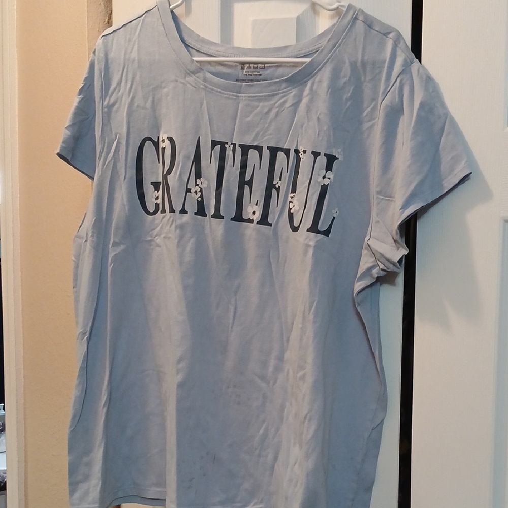 Source Unknown Gray Graphic Short Sleeve Tee